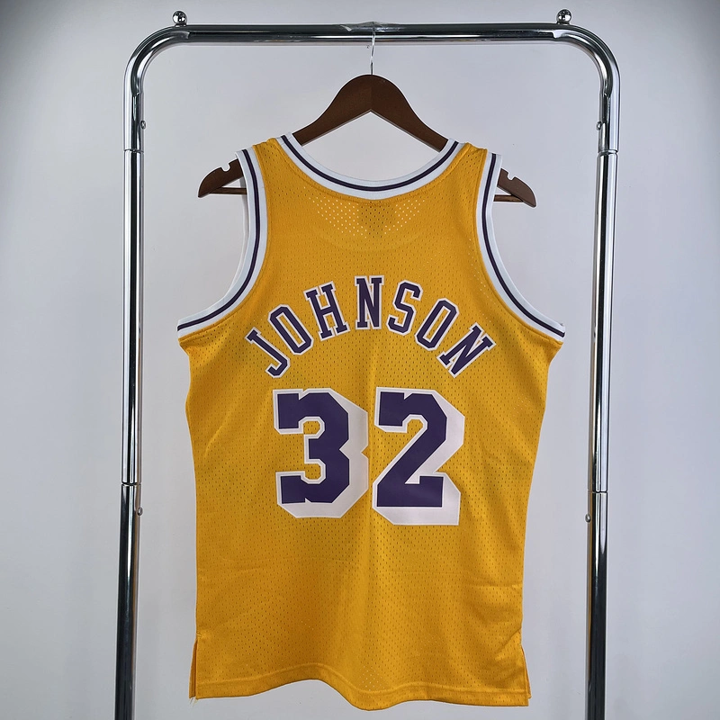 1984-85 NBA Lakers  32 JOHNSON Basketball Jersey