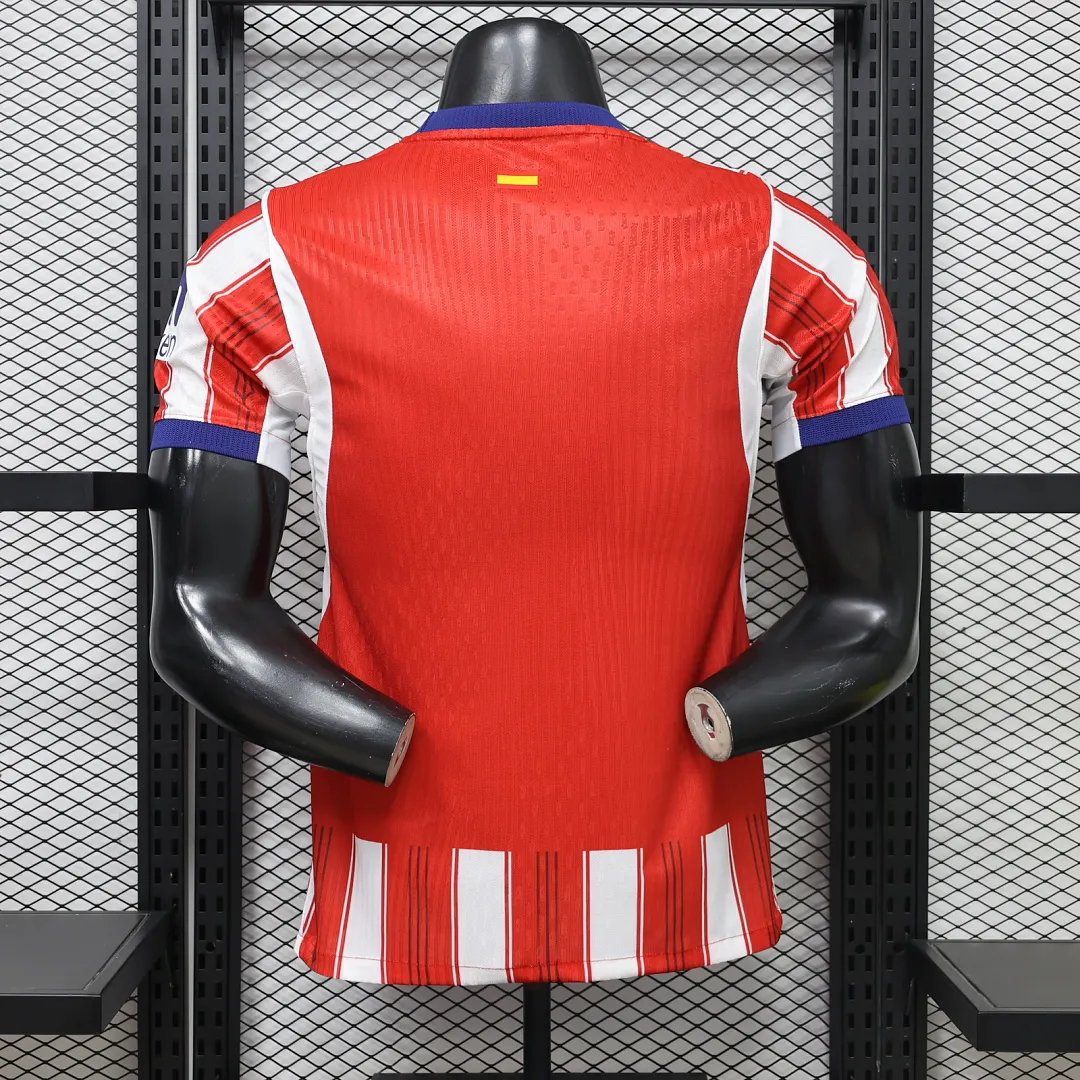 2026/27 La Liga Atletico Madrid  Team Home Football Jersey Player Version - JerseyFun