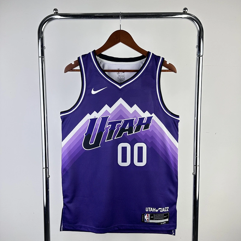 2024 NBA Utah Jazz 00 CLARKSON Basketball Jersey