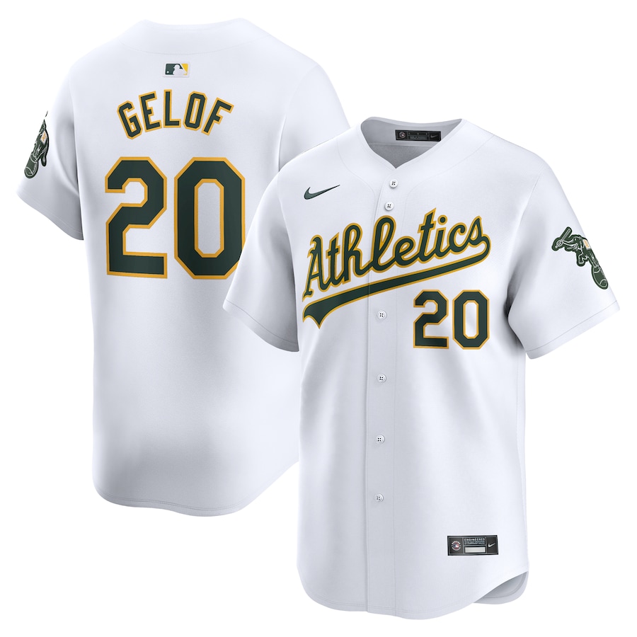 Zack Gelof Oakland Athletics Home Limited Player Jersey White