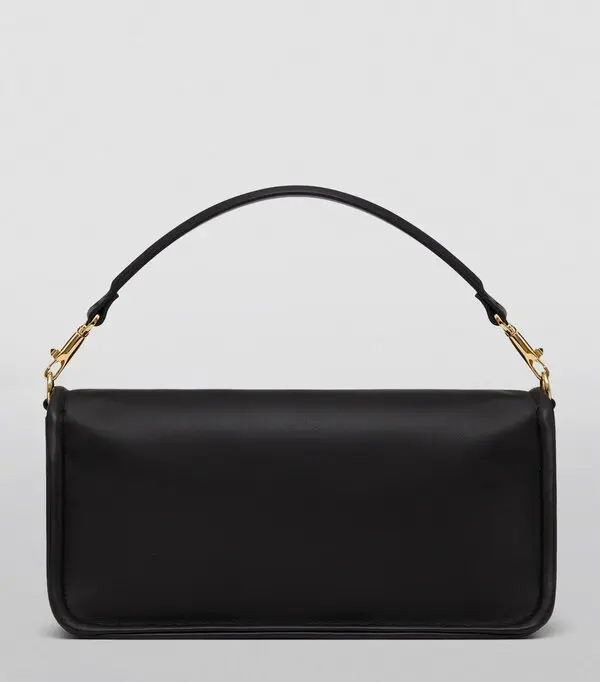 Valentino Garavani VLogo 1960 Nappa Leather Shoulder Bag Black 28Cm