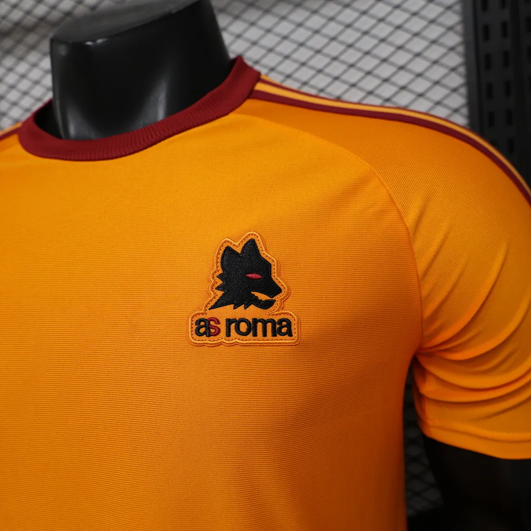 2026/27 Serie A AS Roma Team Leisure Yellow Football Jersey Player Version - JerseyFun