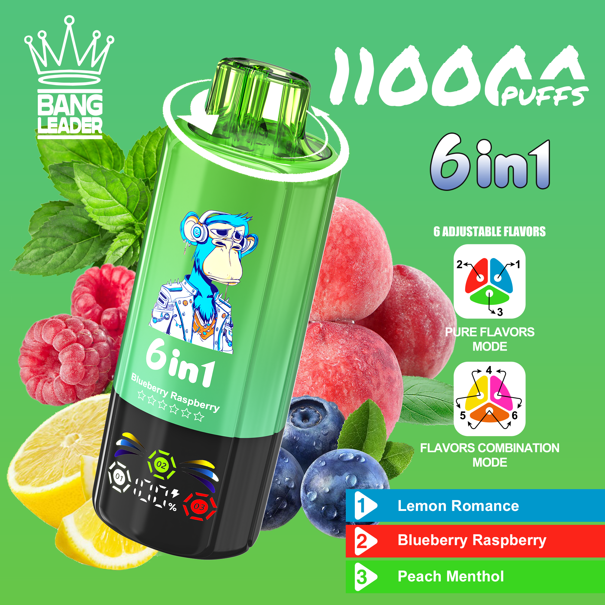 Bang Leader 110K Puffs 6 in 1