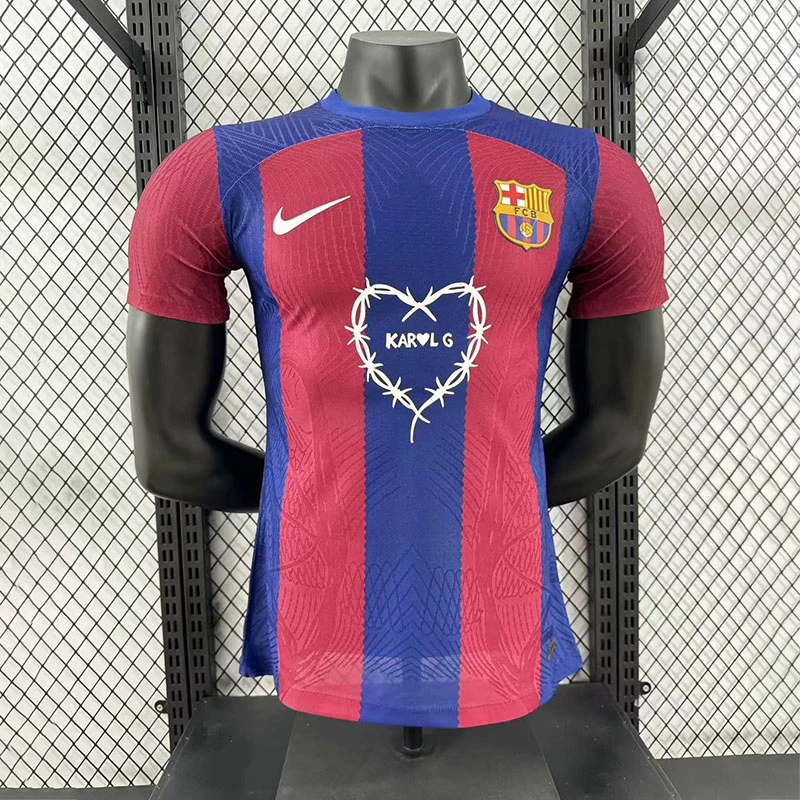 Players 2023-24 Barcelona Home GAVI LEWANDOWSKI F. DE JONG PEDRI FERMíN Football jersey