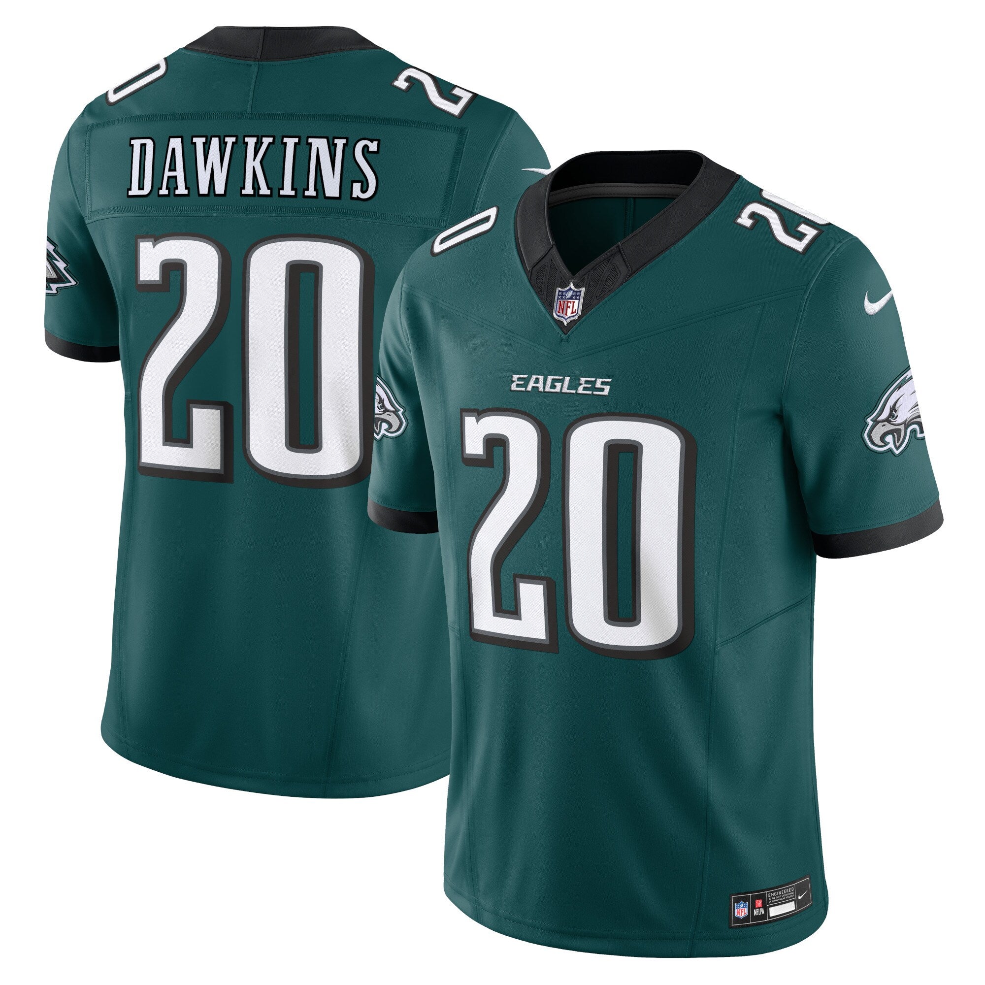 Brian Dawkins Philadelphia Eagles Nike Vapor F.U.S.E. Limited Jersey - Midnight Green