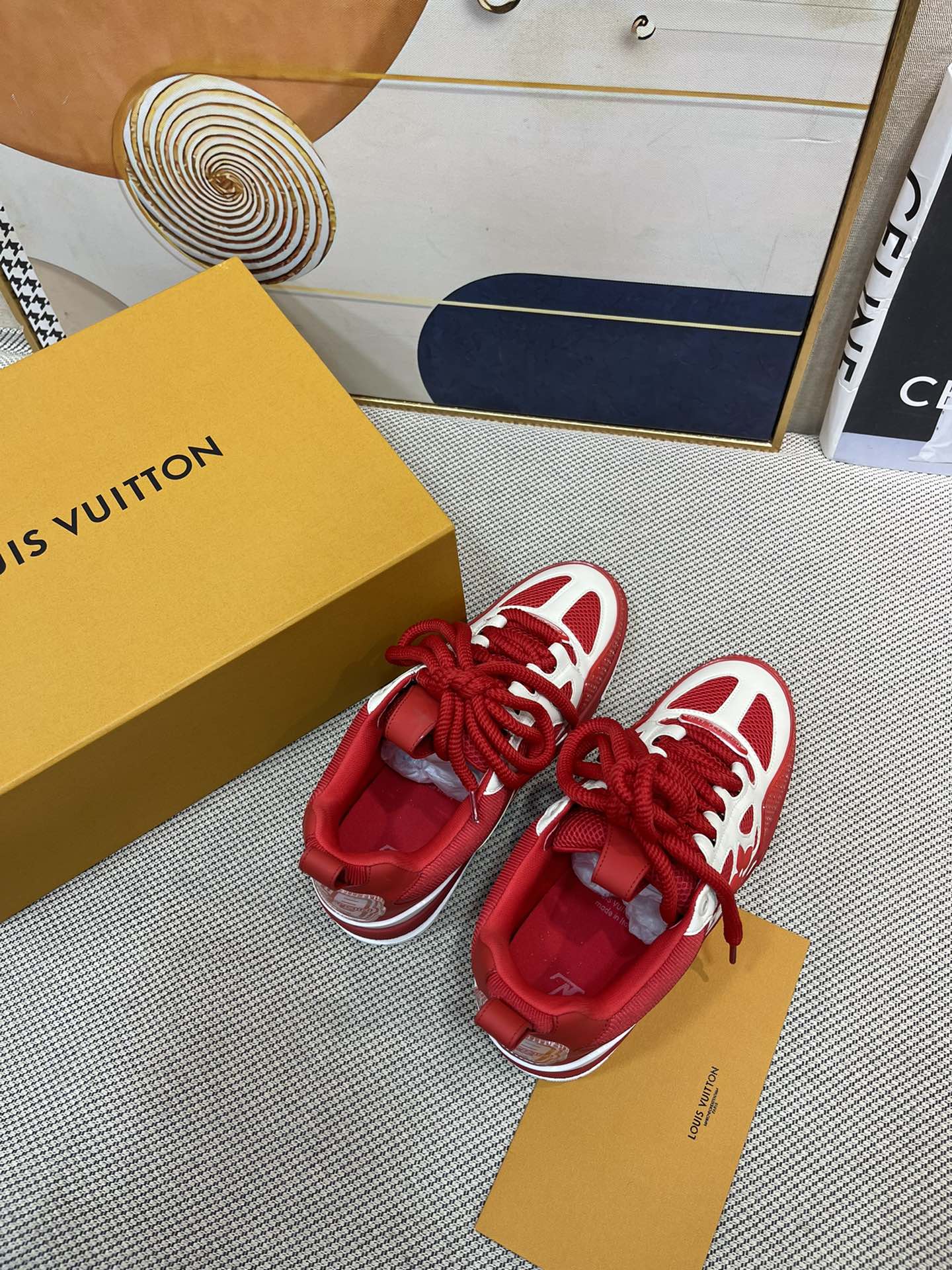 Louis Vuitton Lv Skate Sneaker Red
