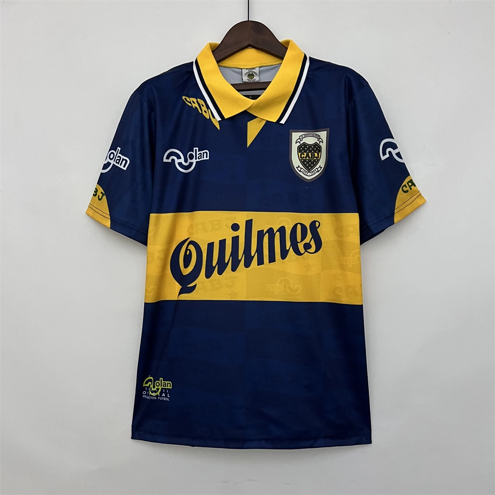 Retro 1995-96 Boca Juniors home Football jersey Retro