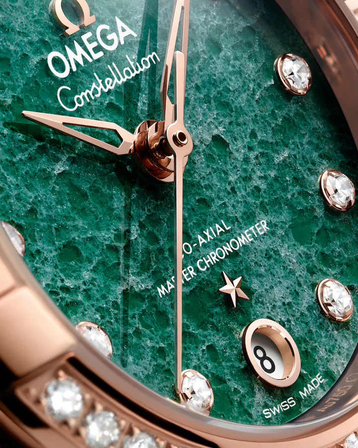Omega Constellation Ladies' Selection 29mm Sedna™ gold on leather strap 131.58.29.20.99.004