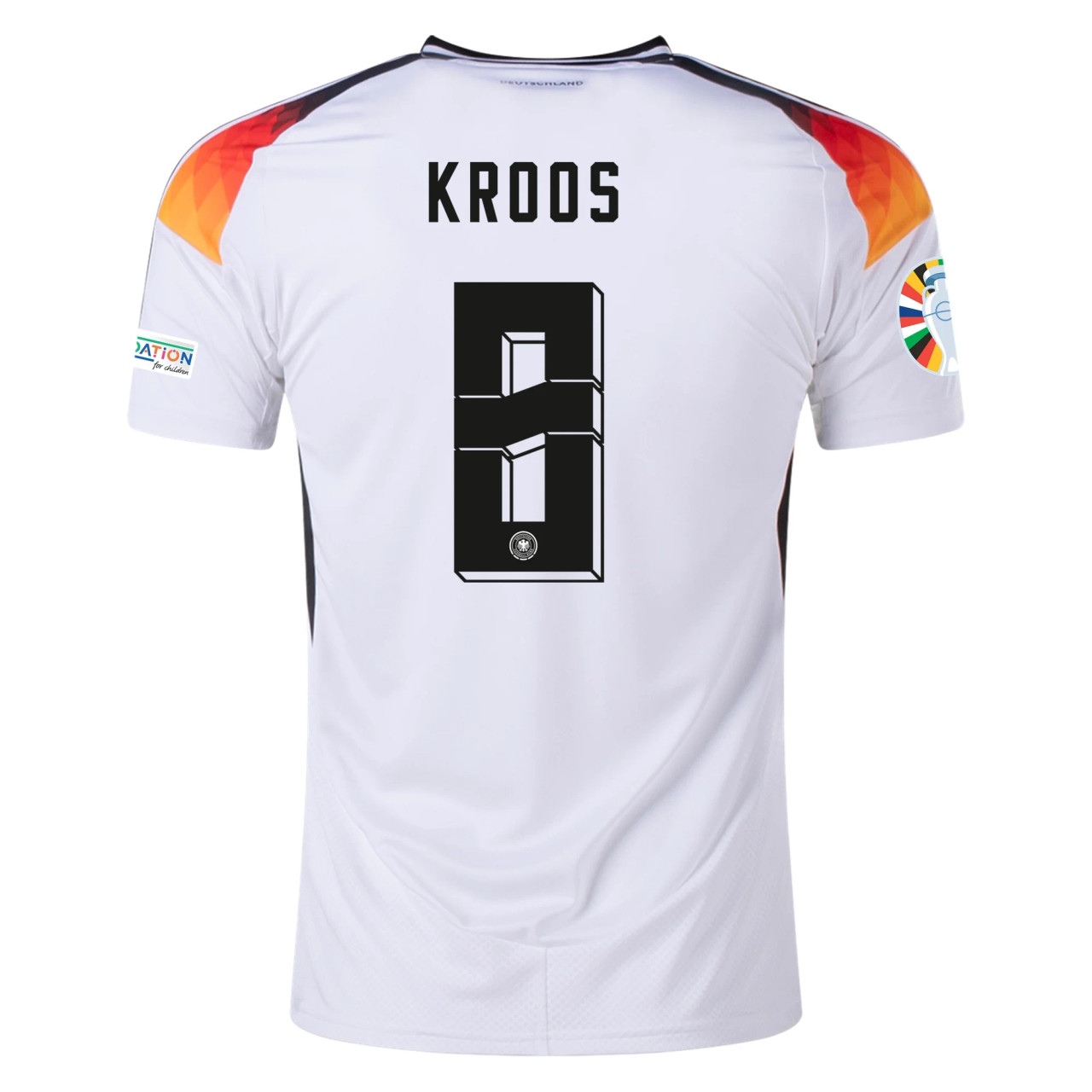 Germany 2024 Home Kroos UEFA Patch Jersey