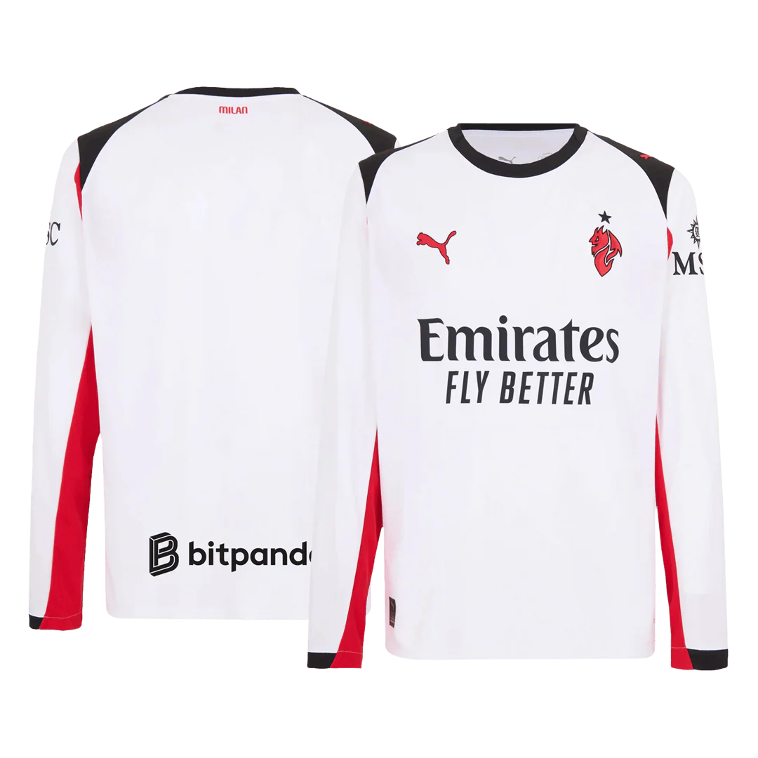 AC Milan Away Long Sleeve Soccer Jersey 2025/26