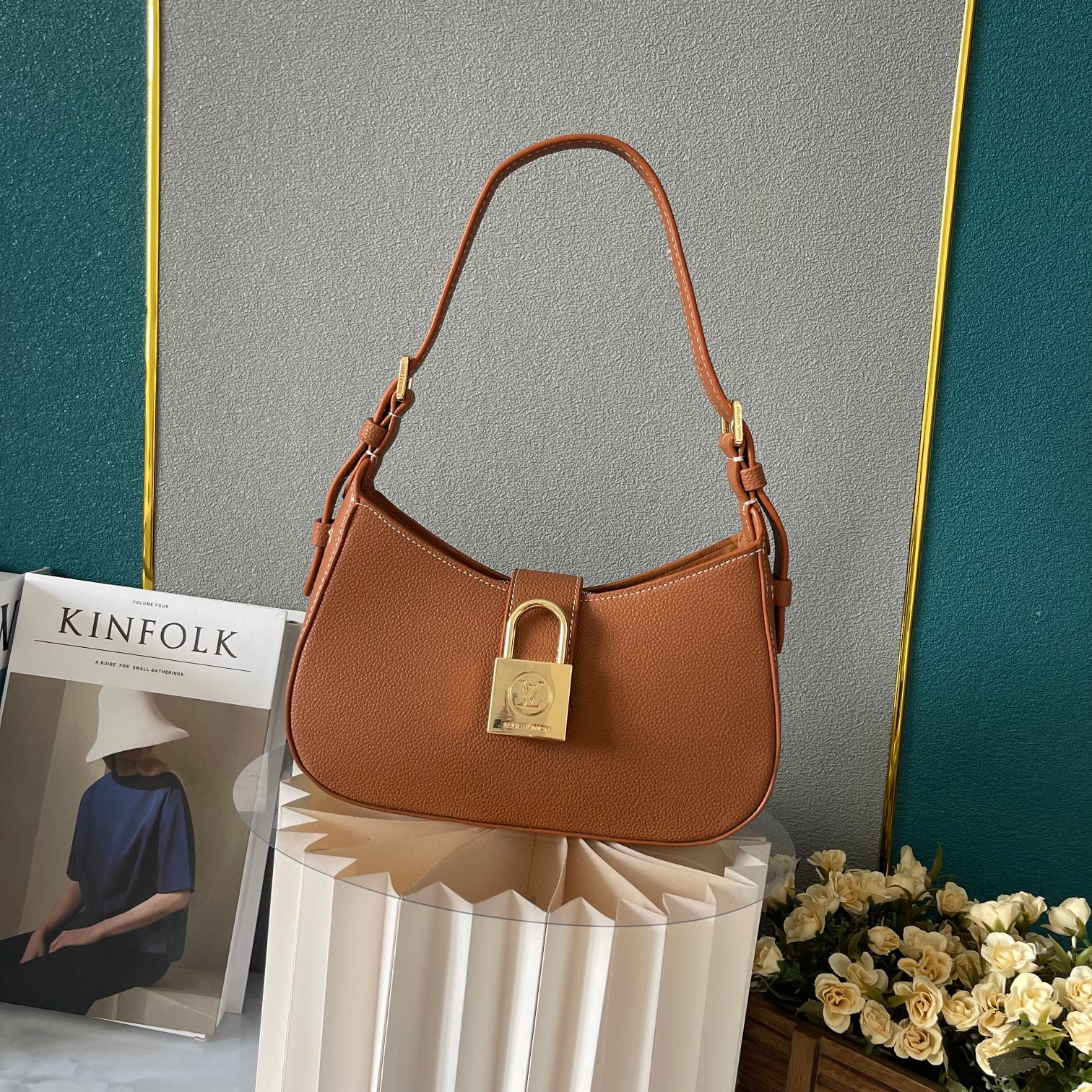Louis Vuitton Low Key Shoulder Bag Brown 25Cm M24885