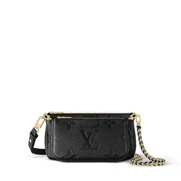 Louis Vuitton Multi Pochette Accessoires Black 18Cm M80399