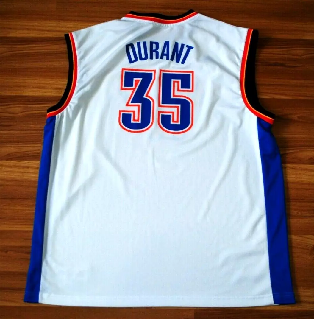 OKLAHOMA CITY #35 KEVIN DURANT SWIN SHIRT JERSEY