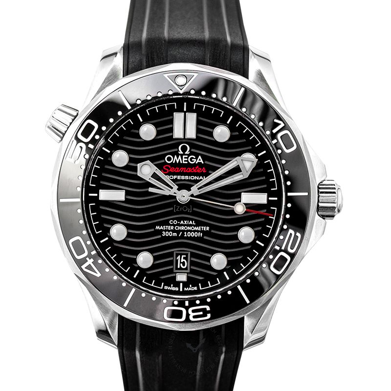 Omega Seamaster Diver 300M 42mm Black Dial Stainless Steel Strap 210.32.42.20.01.001