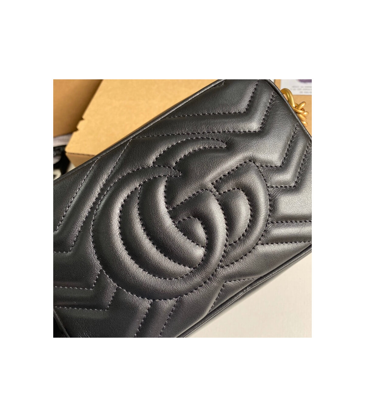 Gucci GG Marmont Matelasse Mini Bag Black