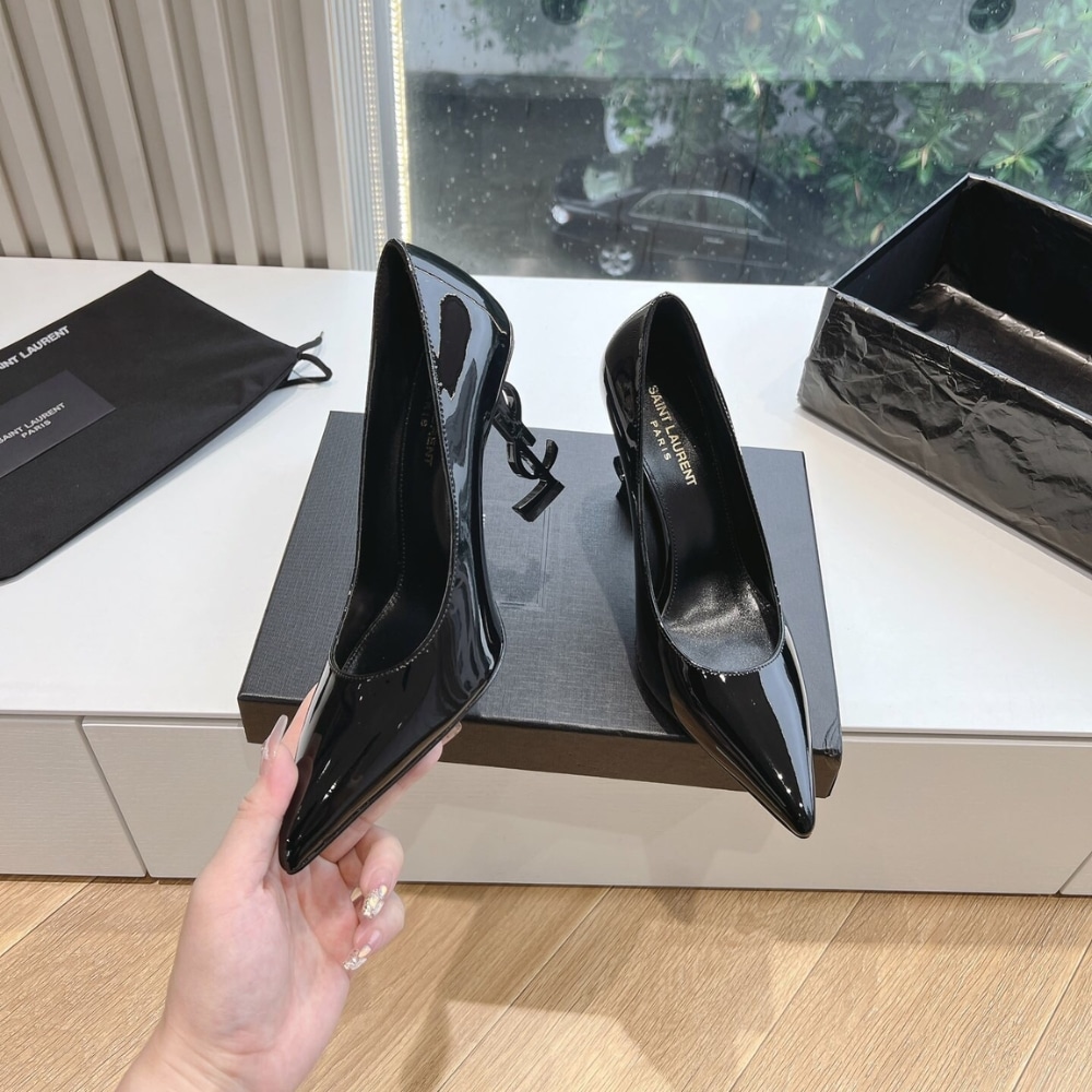 Saint Laurent Opyum Pumps In All Black 4720110Npvv1000