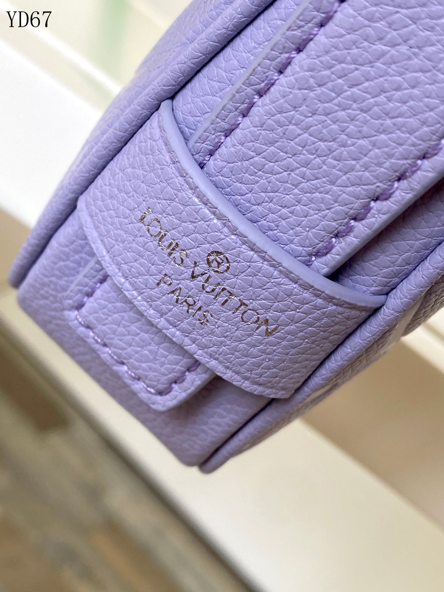 Louis Vuitton Monogram Empreinte Purple Shoulder Bag 20Cm M82391