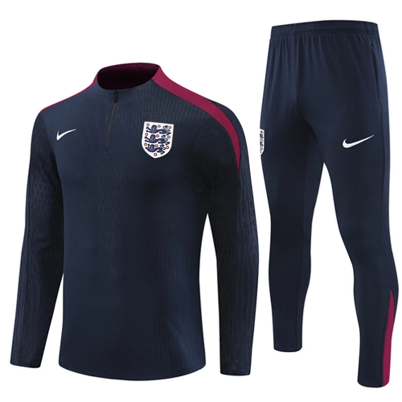 2024-25 England Royal Blue【Player】Long Sleeve Training Suit