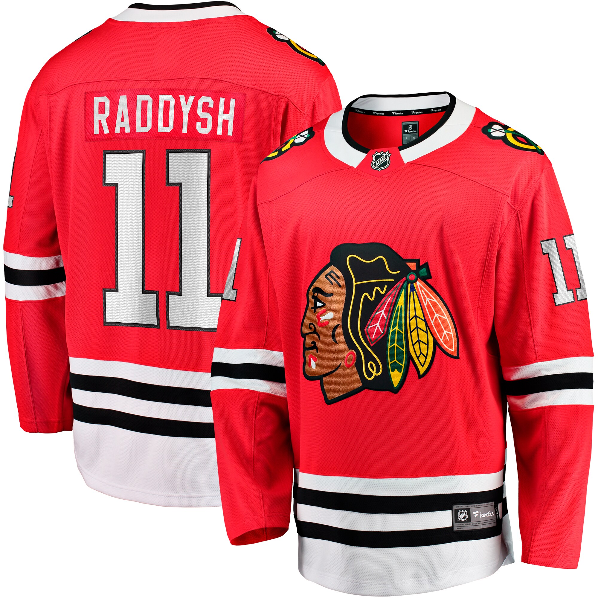Taylor Raddysh Chicago Blackhawks Fanatics Home Breakaway Jersey – Red