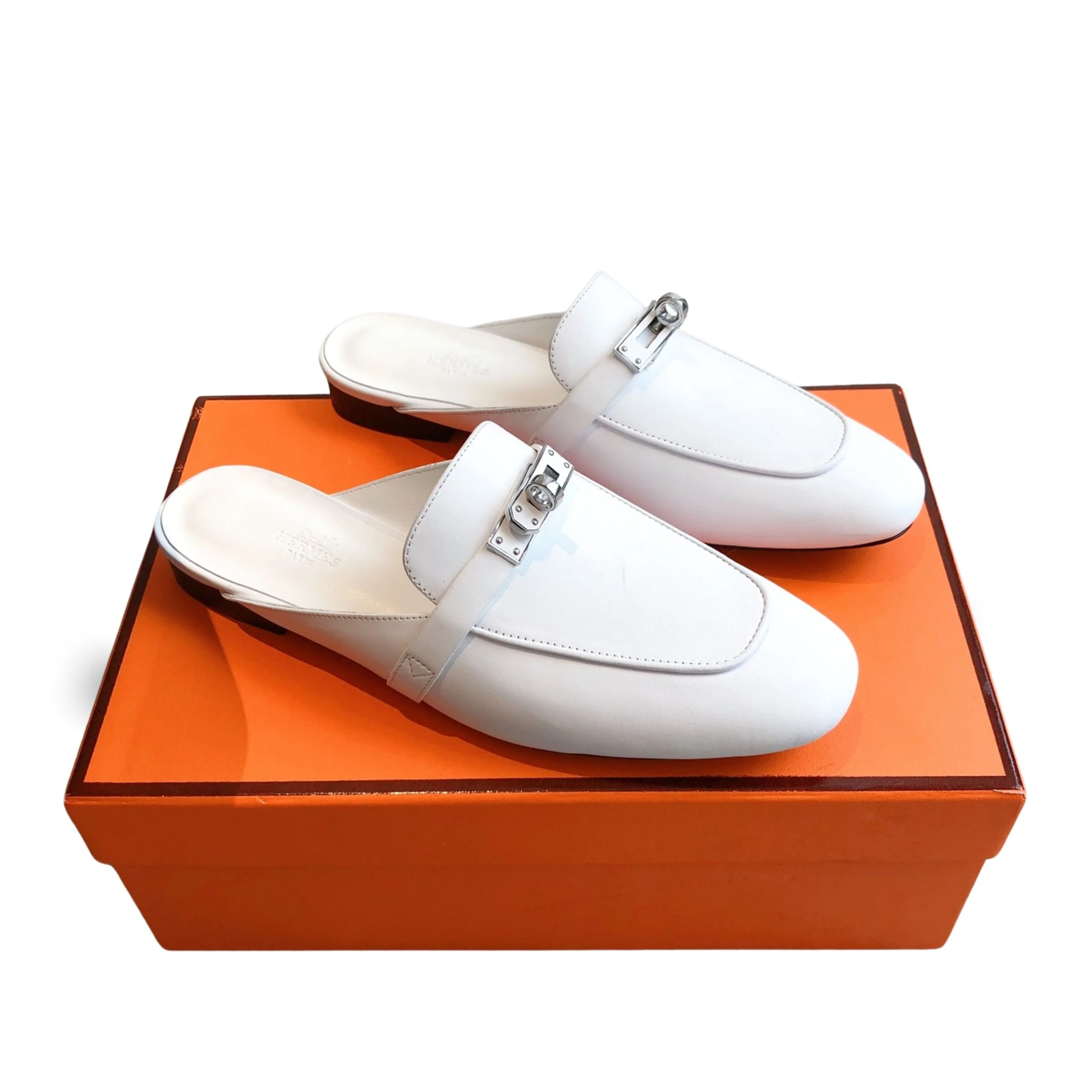 Hermes Oz Mule White