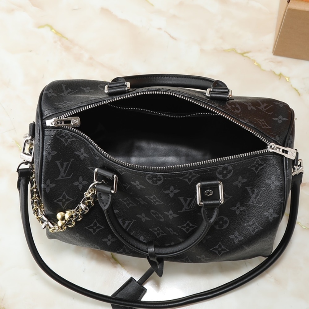 Louis Vuitton Speedy Soft 30 Monogram Black 30cm M15102