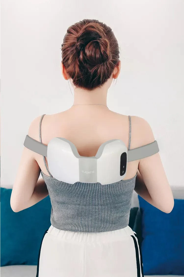 Golden Massage Electric Intelligent Neck & Shoulder Massager with Heat - Increases Blood Flow Circulation & Muscle Recovery, Deep Kneading Massagers for Neck Pain Relief & Back Pain Relief