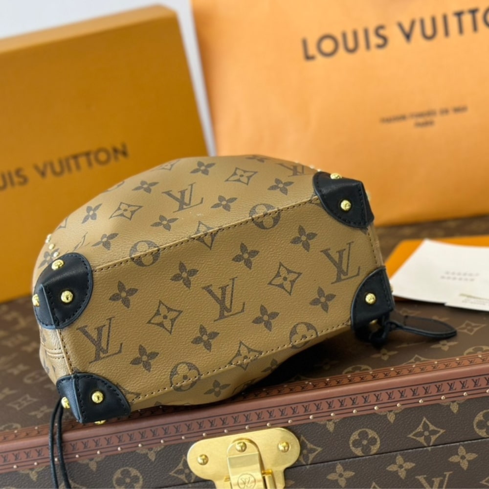 Louis Vuitton Noé Trunk PM Bag Monogram Reverse Brown 20Cm M13324