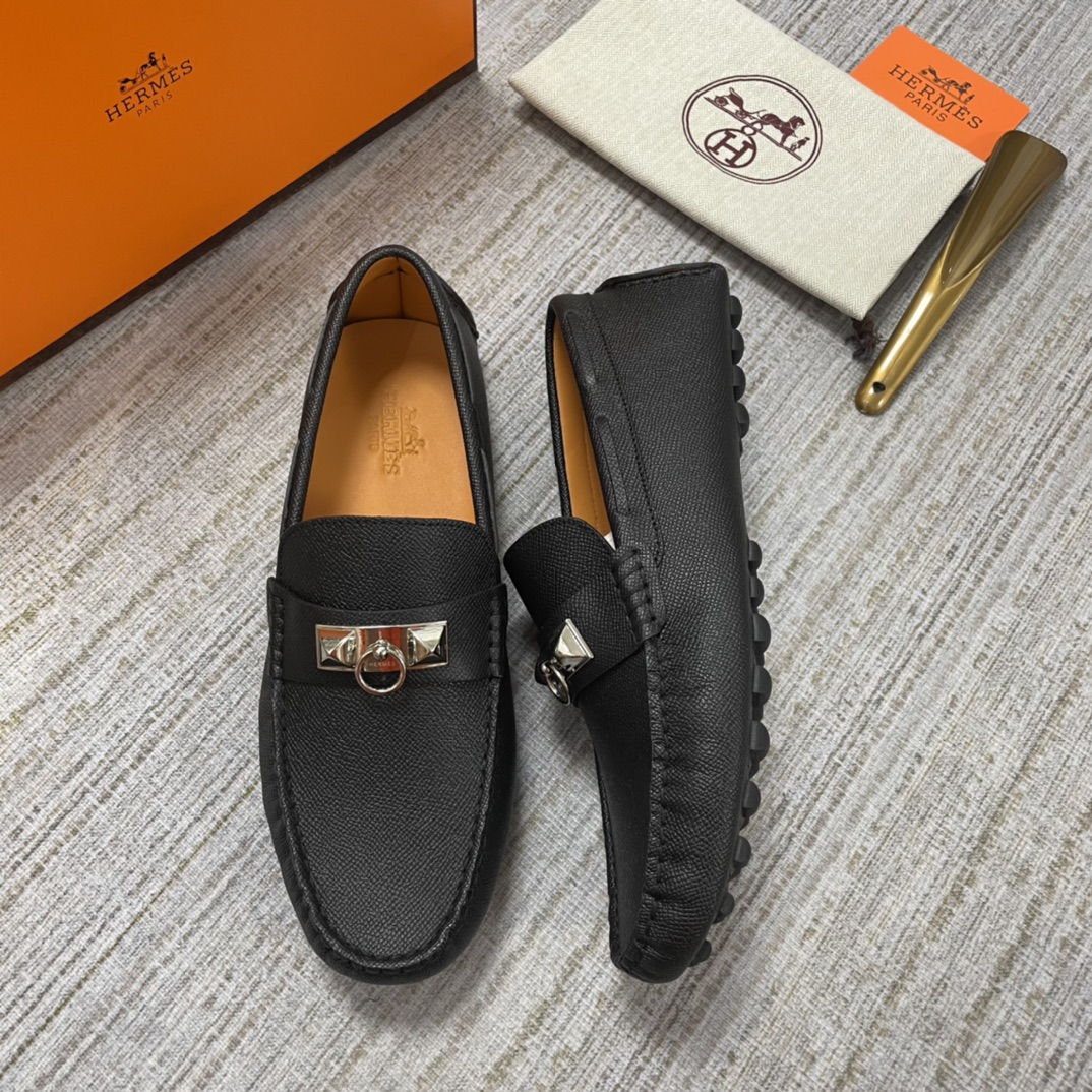 HERMES IRVING LOAFER BLACK