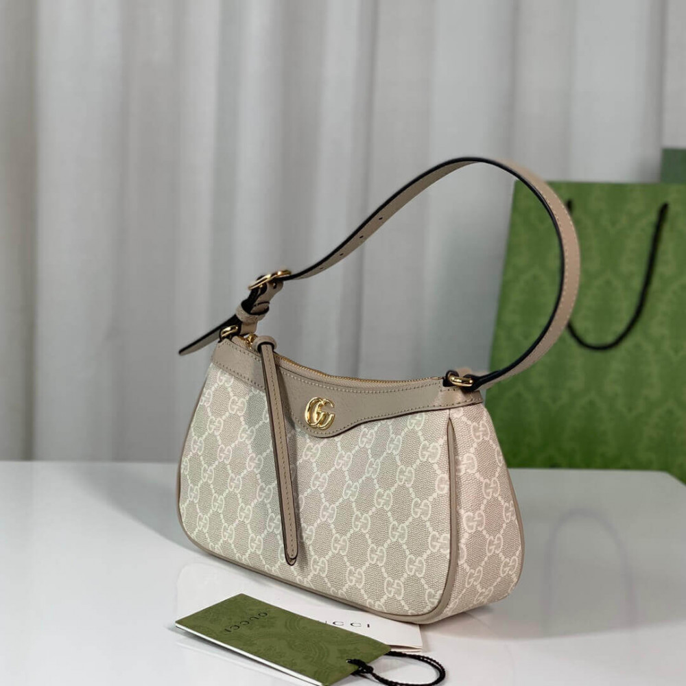 Gucci Ophidia GG Small Handbag Beige/Ebony 25cm/9.8in
