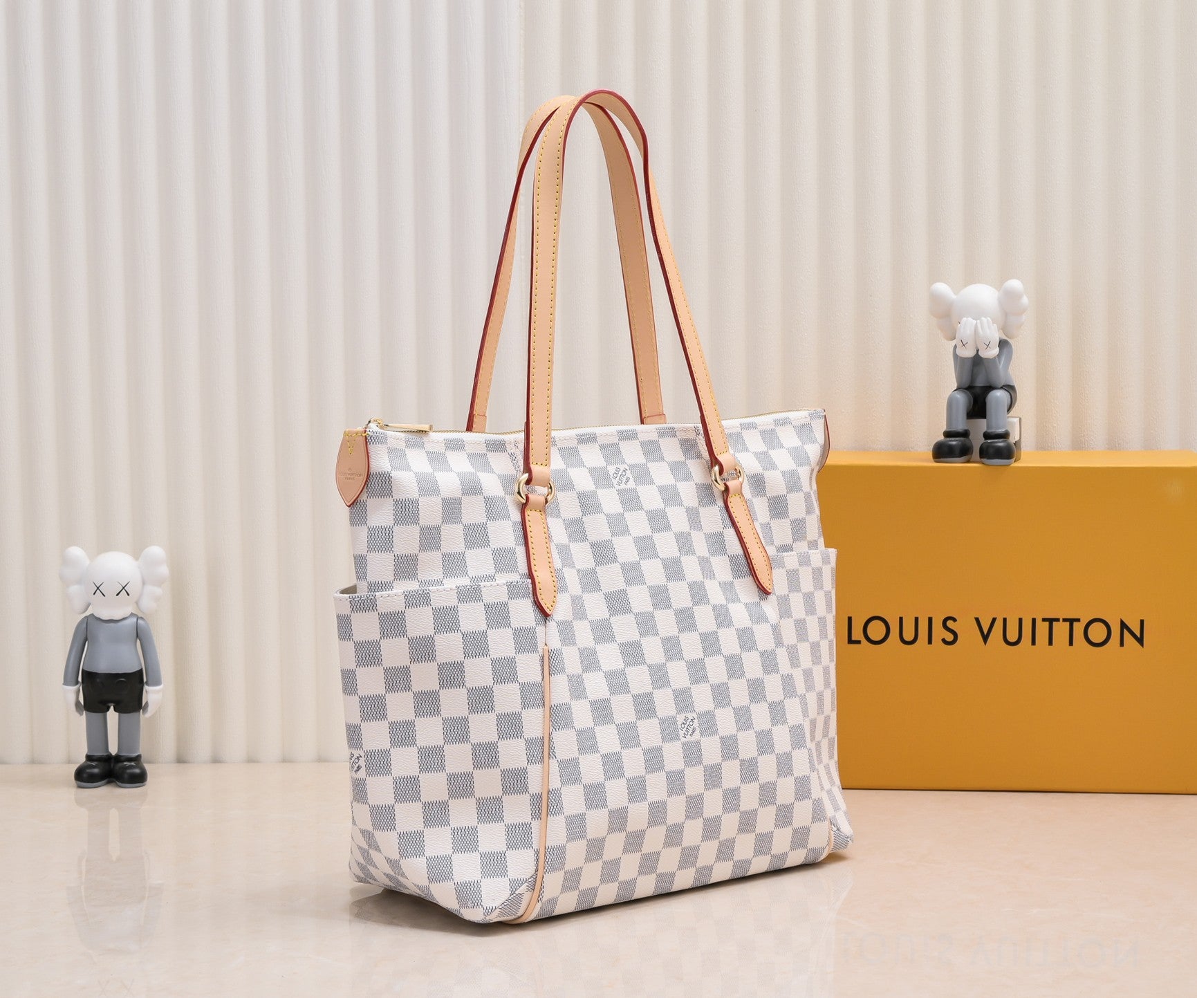 Louis Vuitton Totally Mm Damier Azur 43Cm