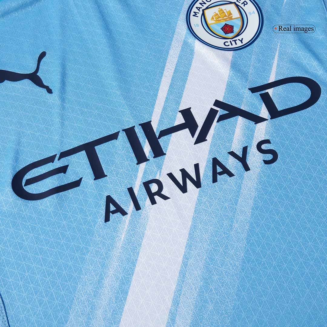 HAALAND #9 Manchester City Home Player Version Soccer Jersey 2025/26 Blue