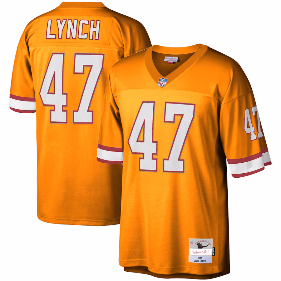 Factory John Lynch Tampa Bay Buccaneers Mitchell & Ness Youth 1995 Retired Player Legacy Jersey - Orange