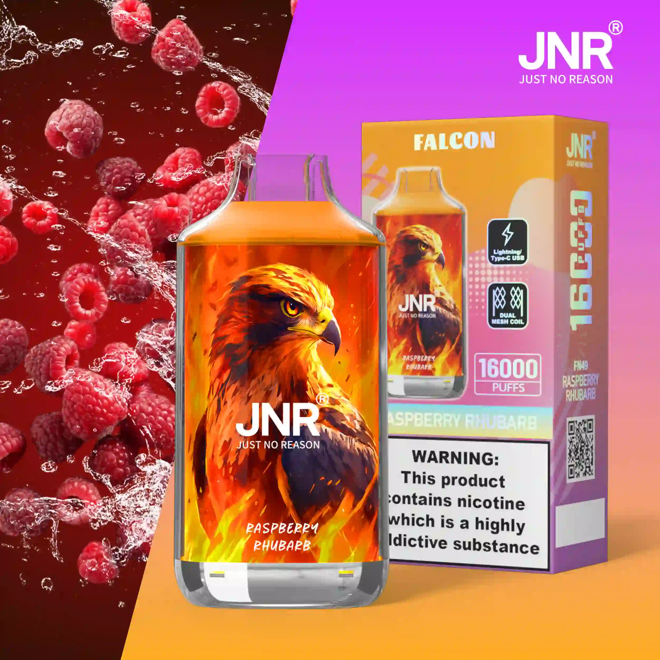 JNR Falcon 16000 Puffs Disposable Vape