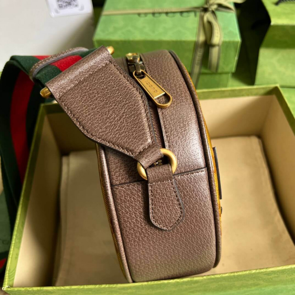 adidas x Gucci Ophidia Small Shoulder Bag in GG Crystal Canvas