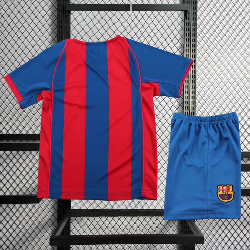 Retro KIDS 2004-05 KIDS Barcelona Home football jersey retro