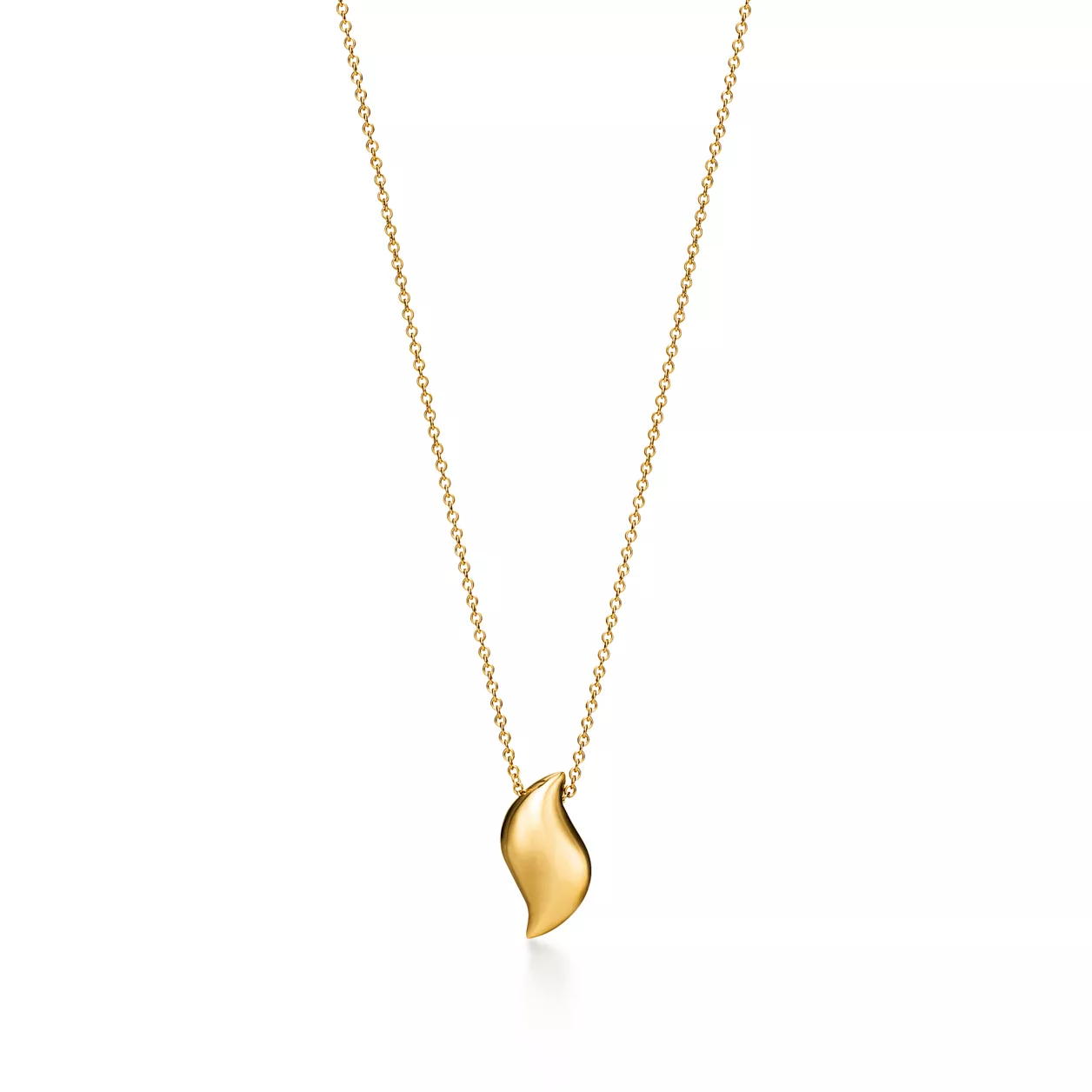 Tiffany 22228676 Elsa Peretti Feather Pendant Yellow Gold