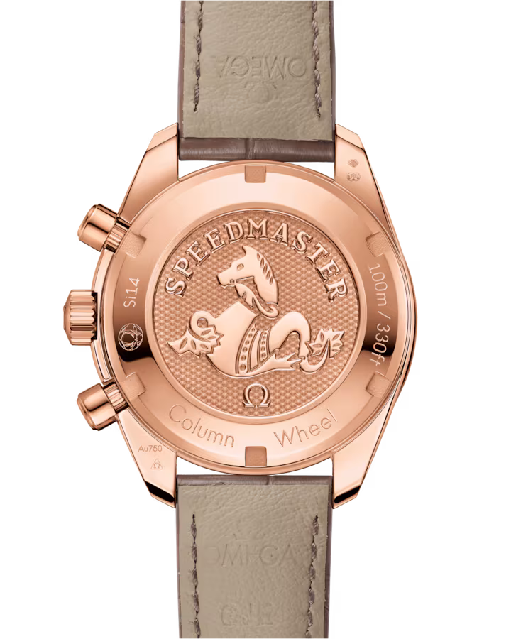 Omega Speedmaster 38 Silver Dial 38mm Sedna™18k Rose Gold Strap 324.63.38.50.02.003