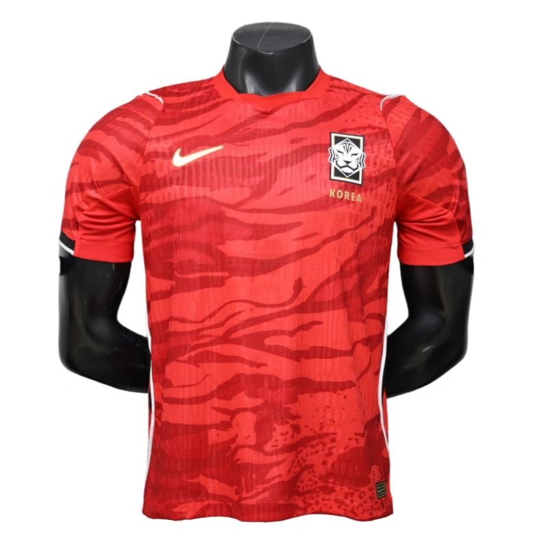 World Cup 2026 Korea Team Home Football Jersey Player Version Red - JerseyFun