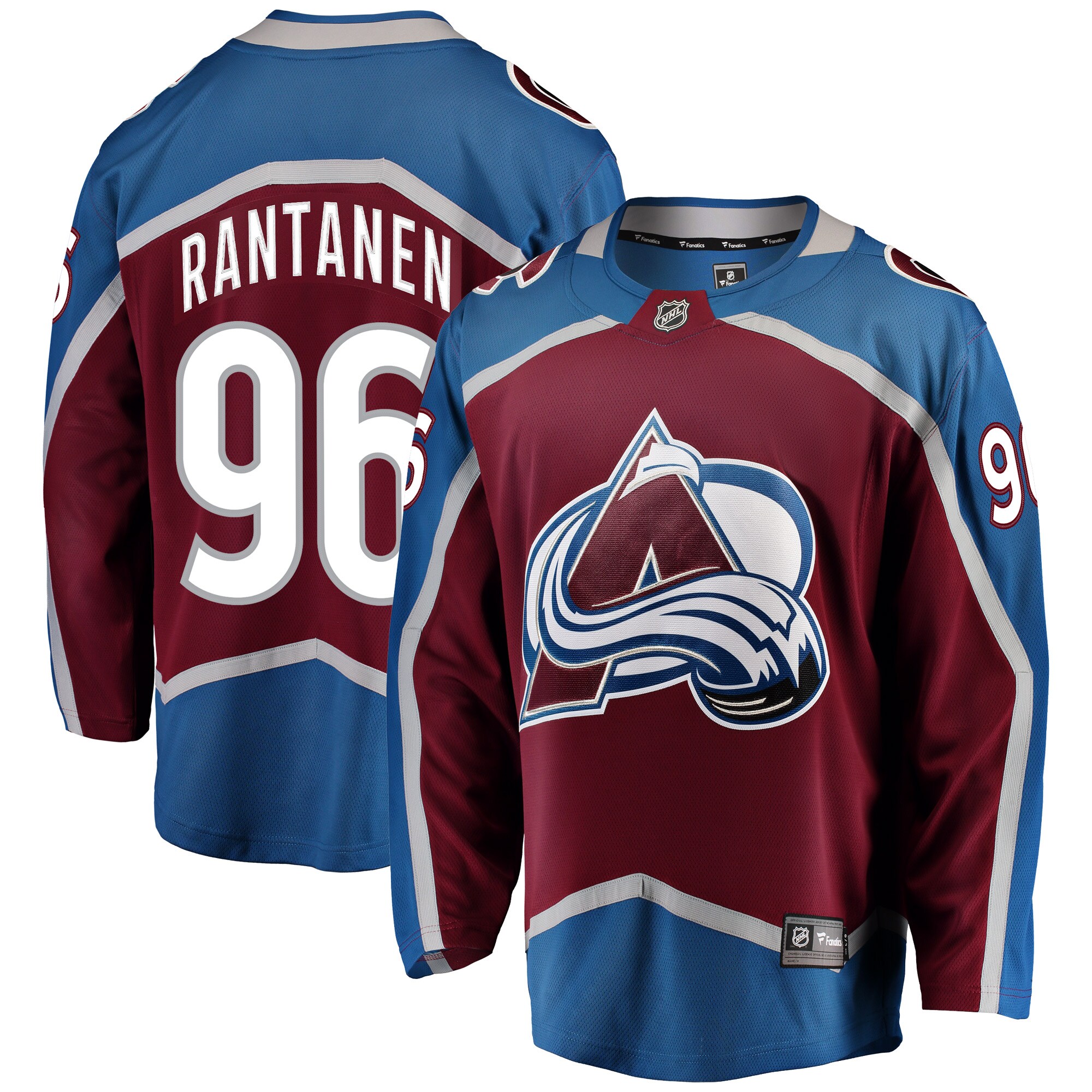 Mikko Rantanen Colorado Avalanche Fanatics Breakaway Player Jersey – Burgundy