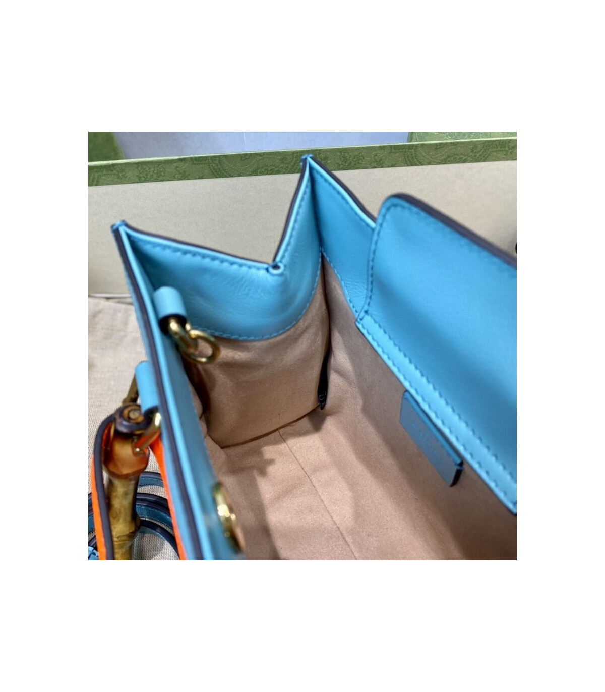 Gucci Diana Mini Tote Bag Light Blue