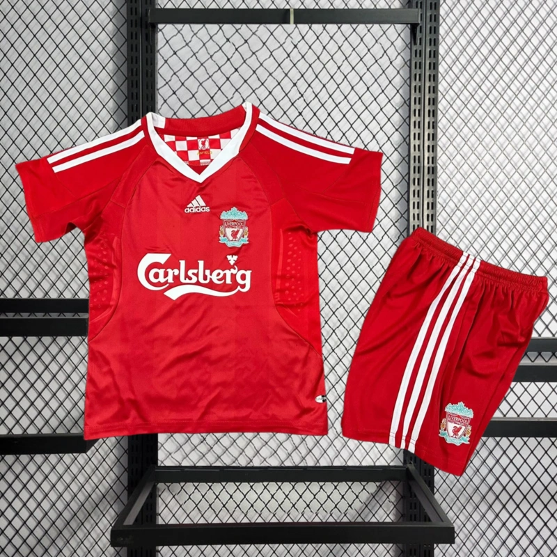 Retro KIDS 2008-10 KIDS Liverpool Home Football jersey retro