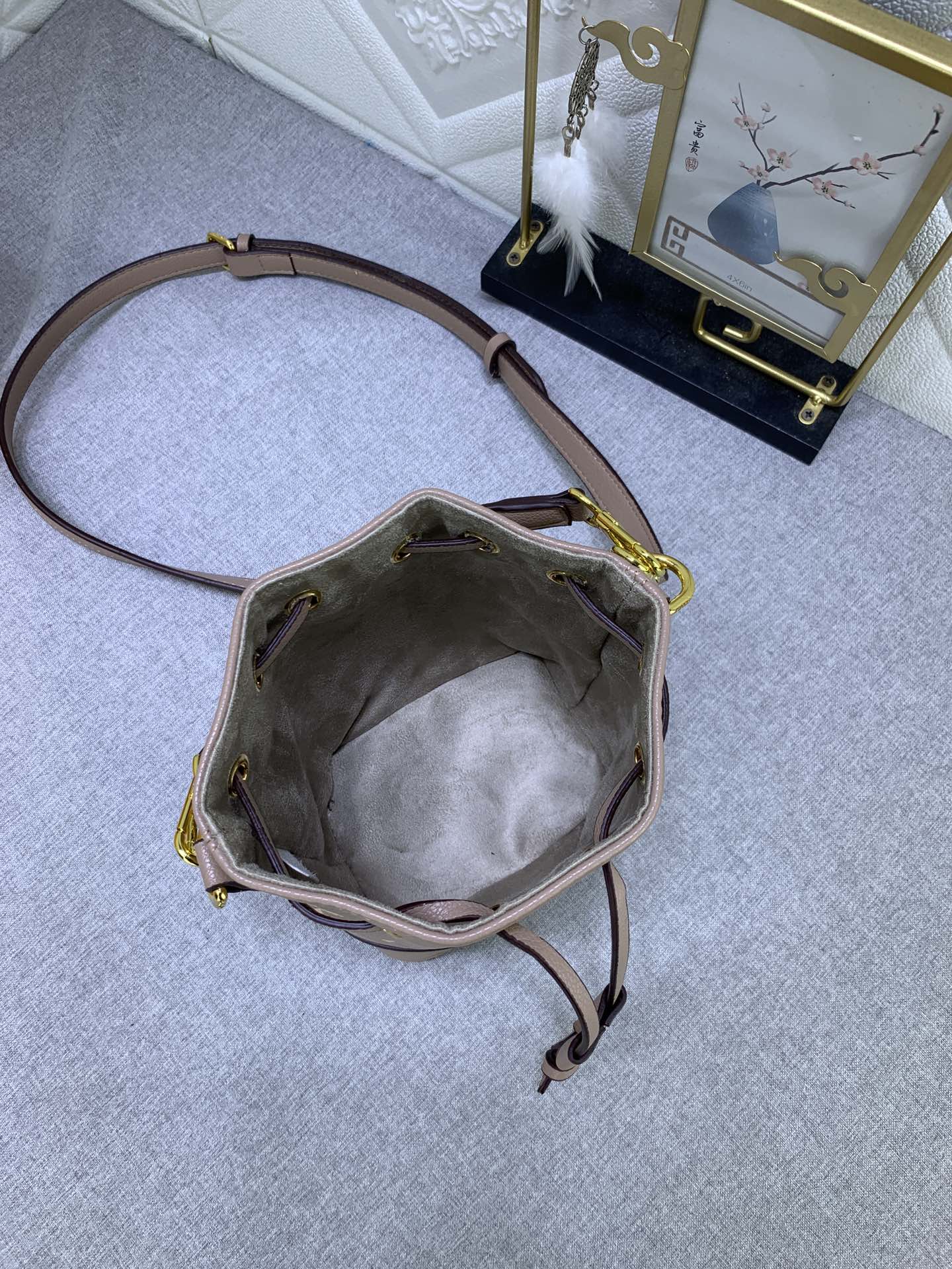 Louis Vuitton Nano No  Tourterelle Gray 16Cm
