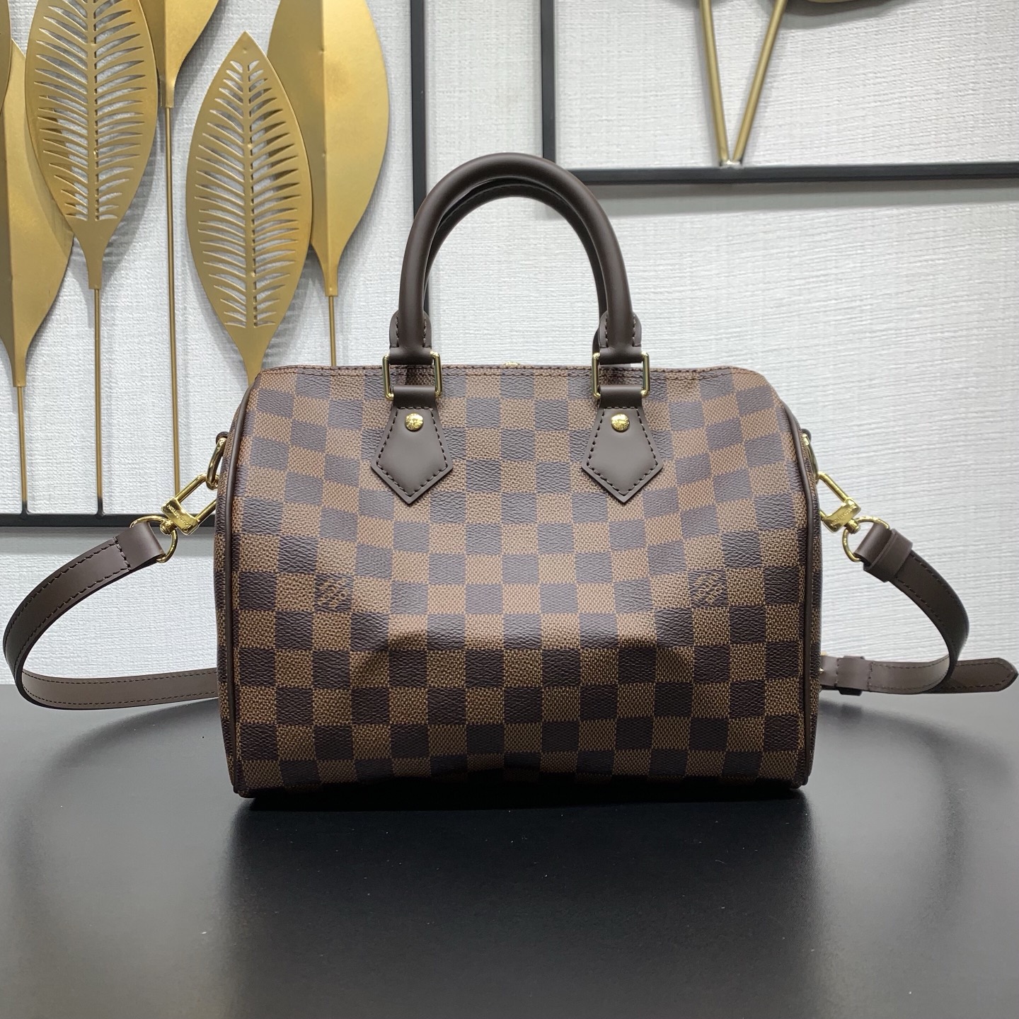 Louis Vuitton Damier Ebene Speedy Bandouliere 25 N40575