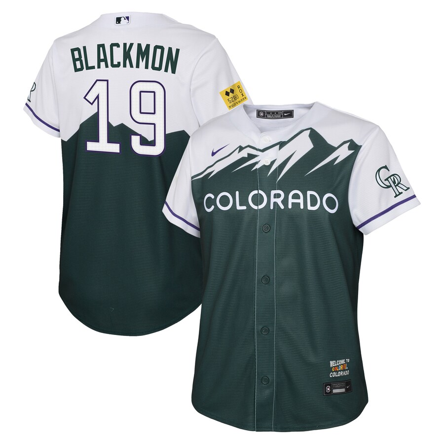 Charlie Blackmon Colorado Rockies Youth City Connect Player Jersey Green