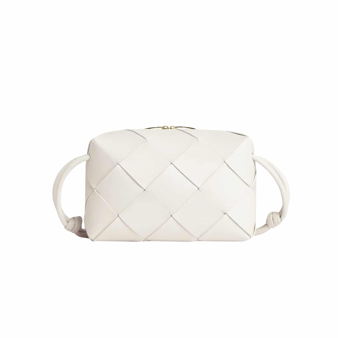 Bottega Veneta Small Camera Bag Mxn 52 400 White 18Cm