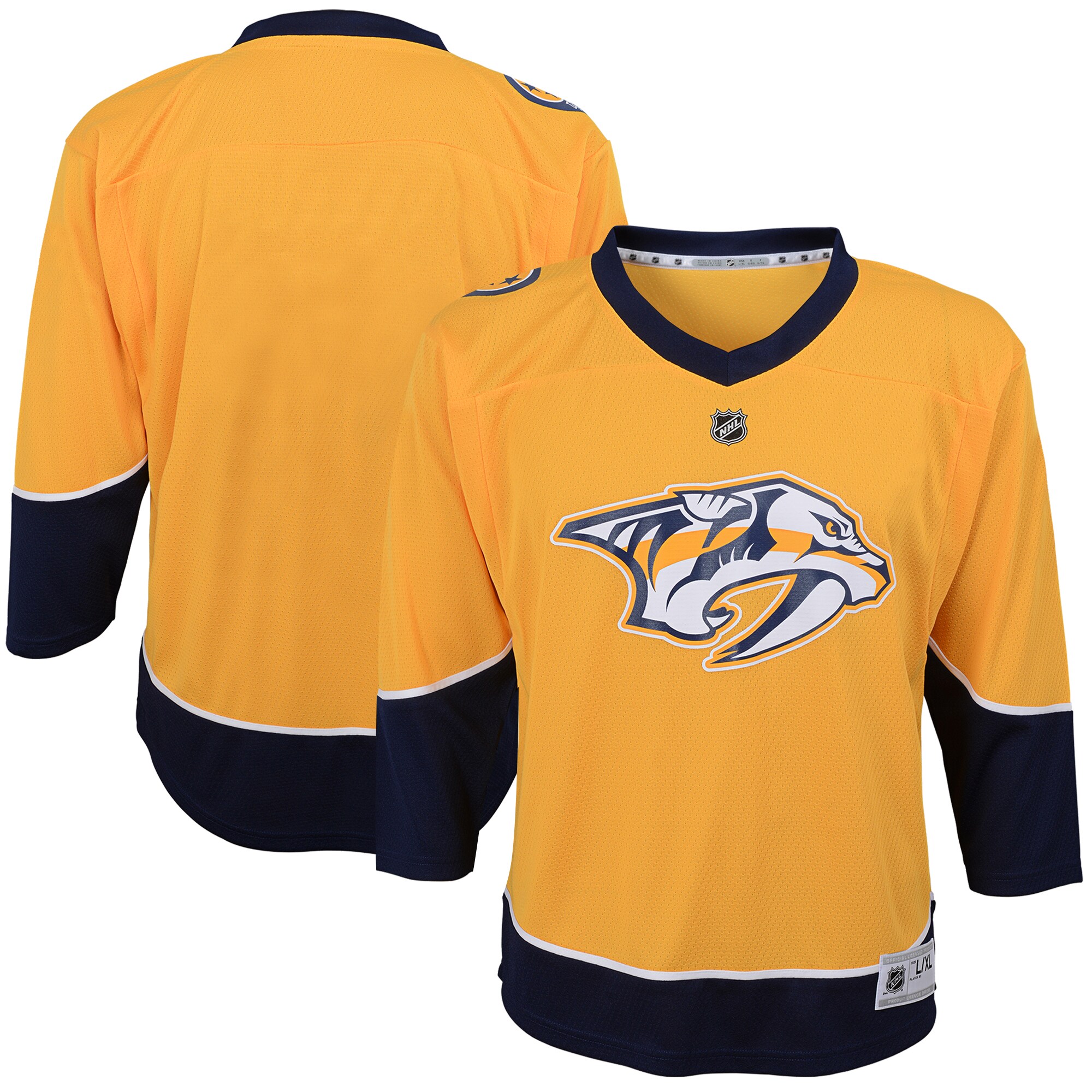 Nashville Predators Youth Home Replica Jersey – Gold