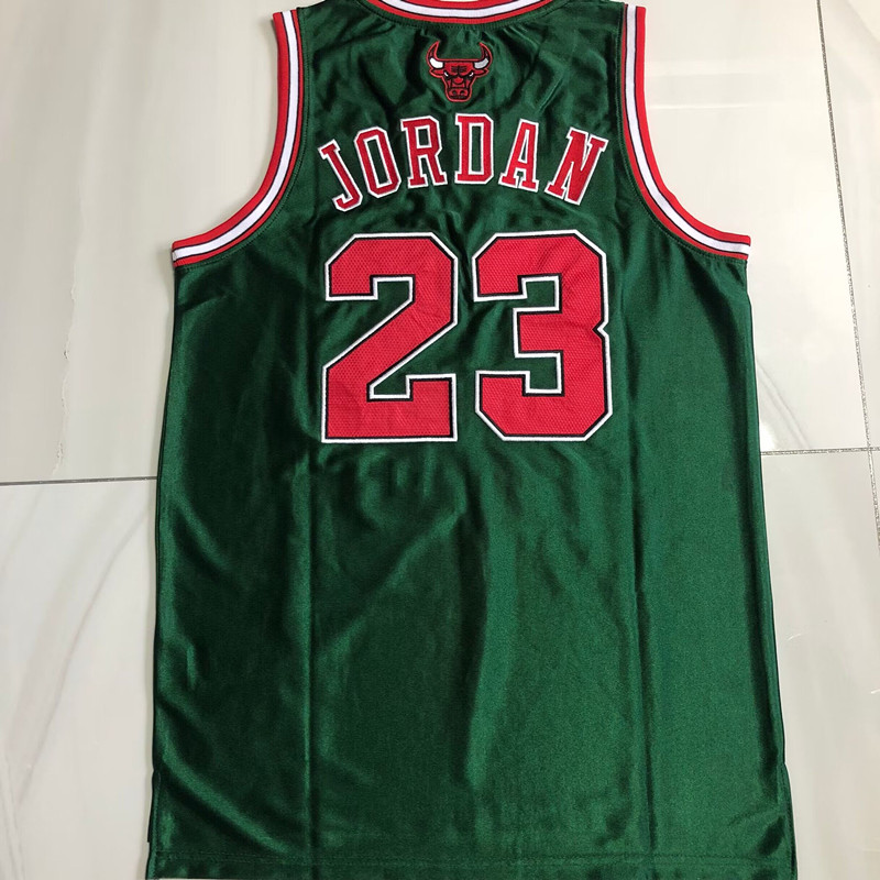Michael Jordan Chicago Bulls Jersey 23 Green MN