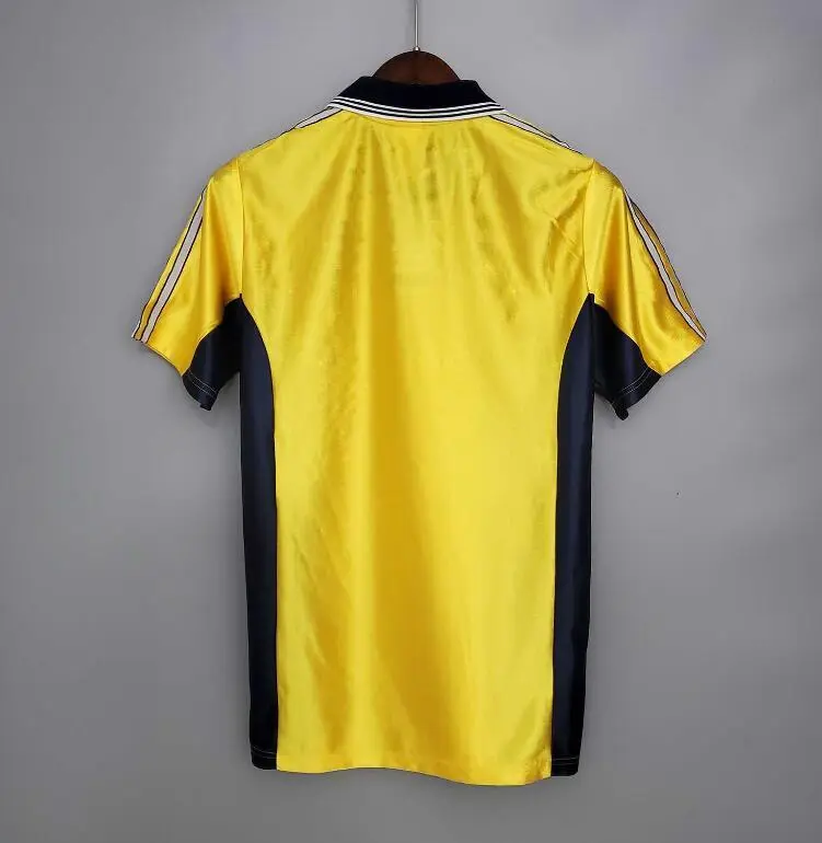 Retro 1998-99 Marseille away yellow Football jersey retro