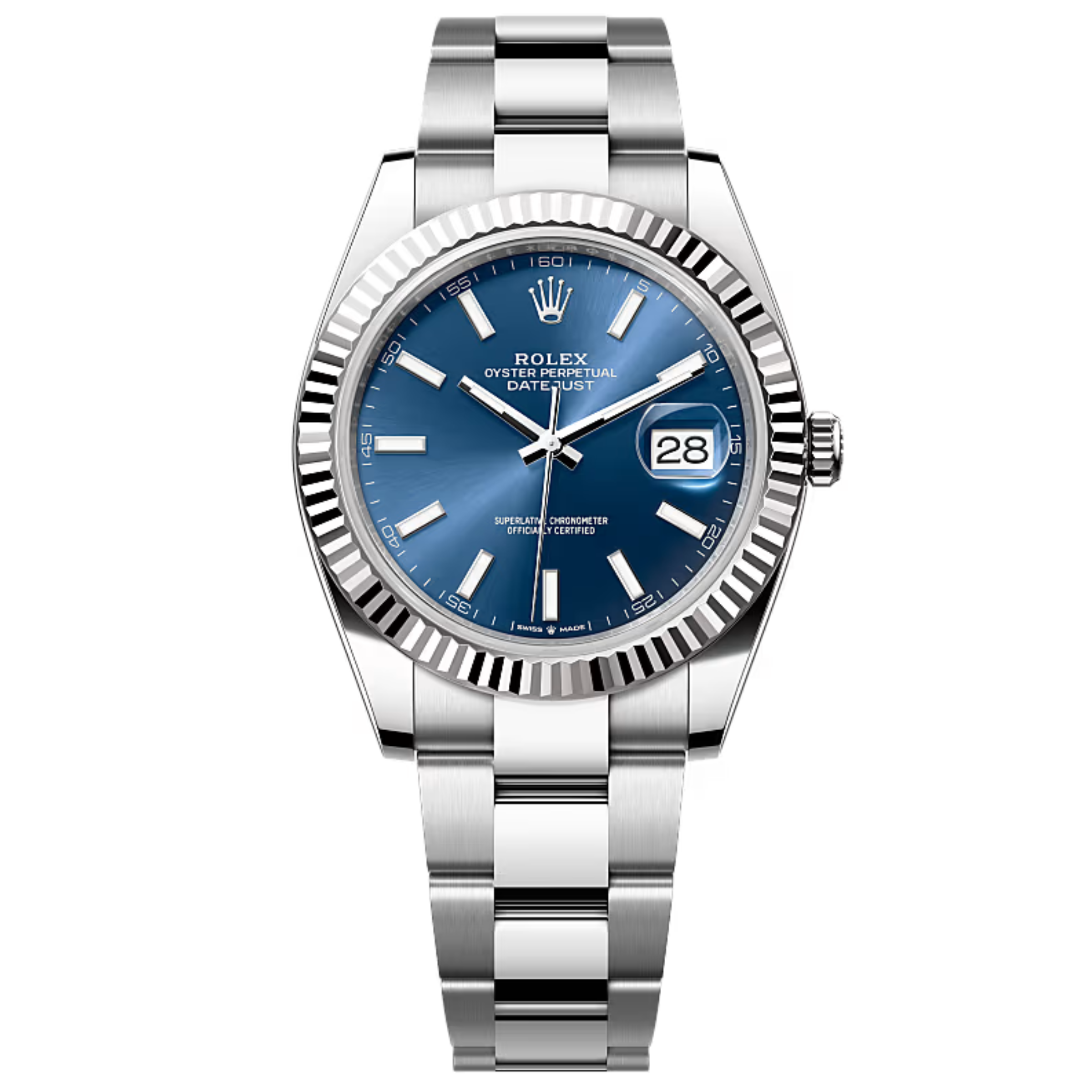 Rolex Datejust 41mm Blue Dial 126334 Oyster