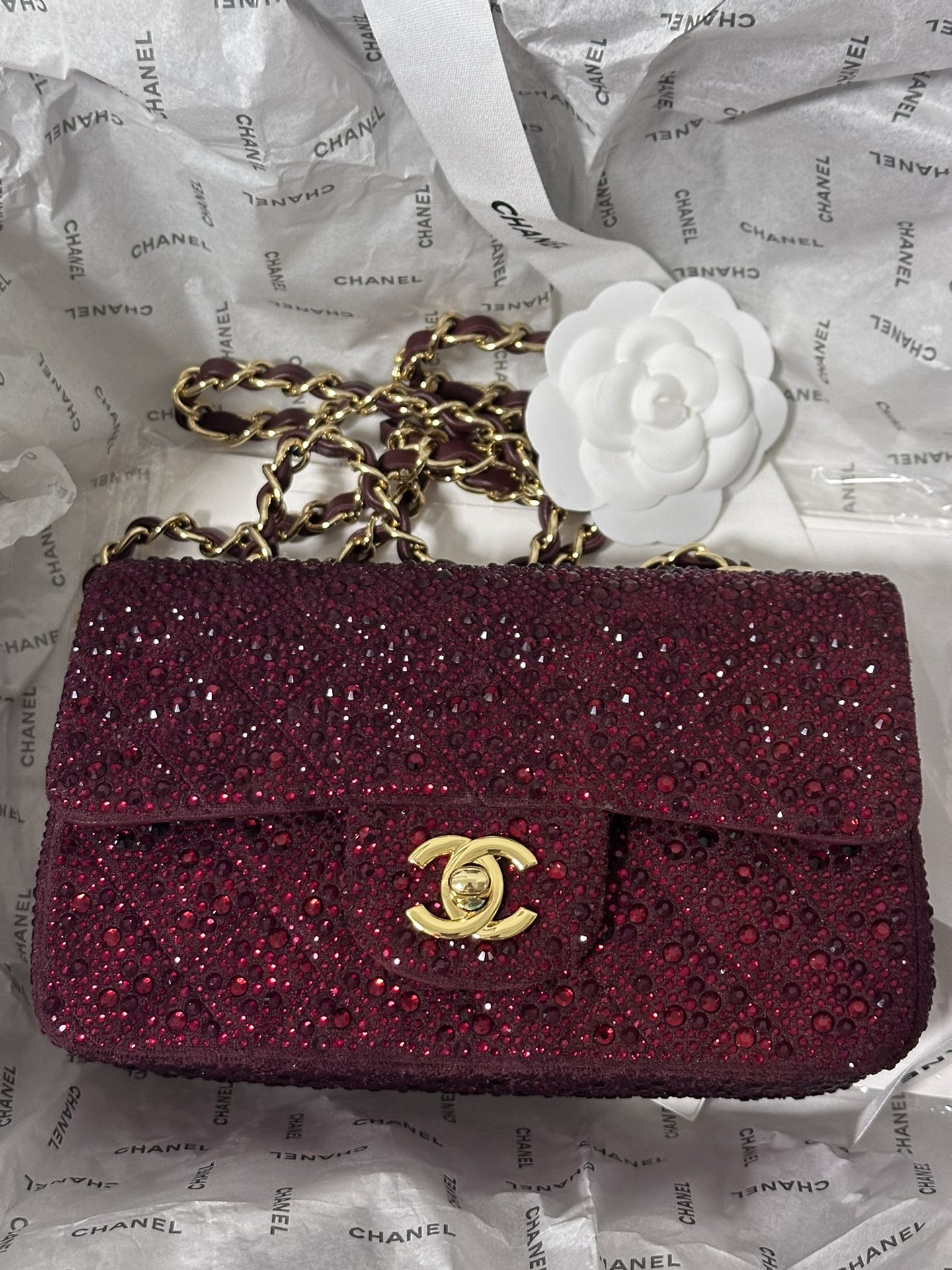 Chanel-Diamond Check cf 20cm